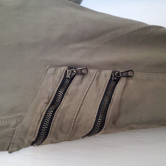 Rag & Bone Zipper Army Green Lariat Jeans Size 28 - Picture 10 of 15